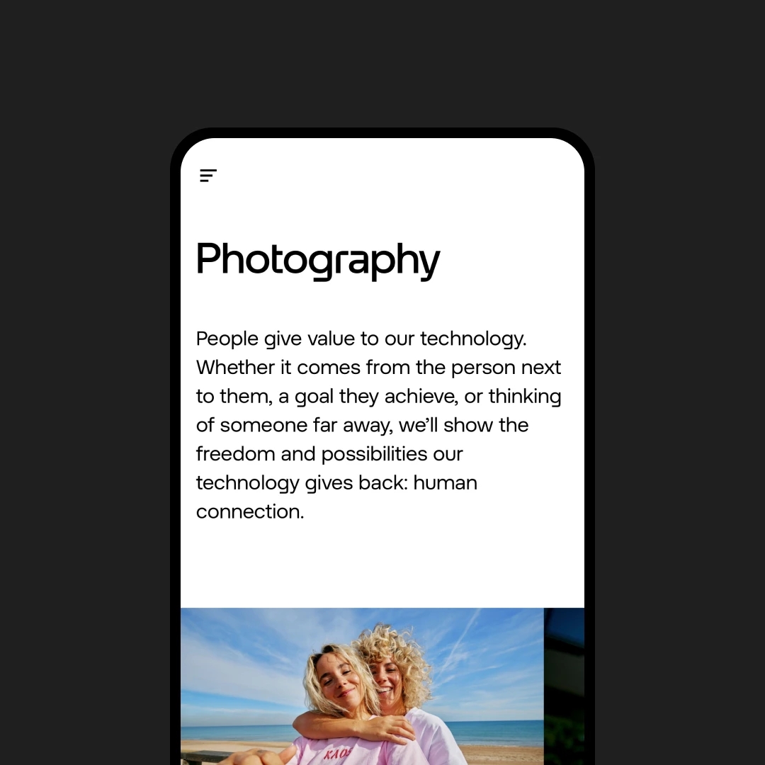Odido mobile interface
